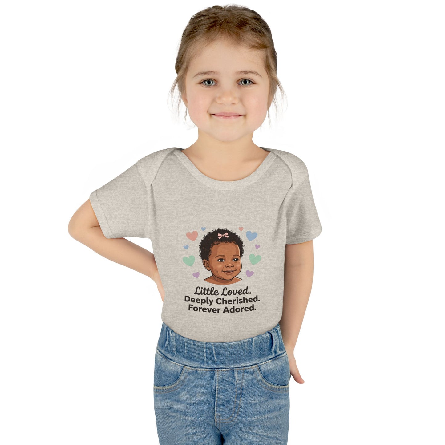 Little Loved Infant Bodysuit — "Little Loved. Deeply Cherished. Forever Adored." Baby Onesie