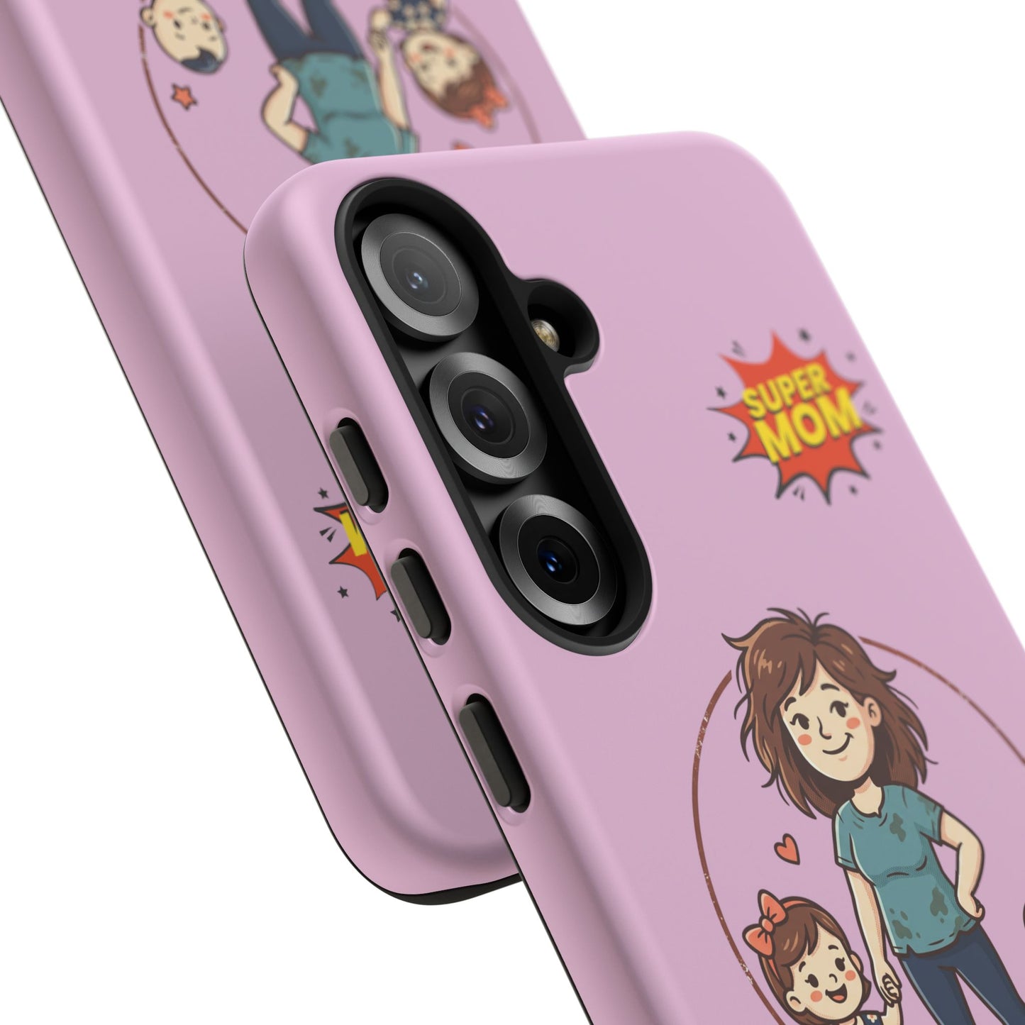 Super Mom Phone Case | Pink Phone Case, Mom Quote