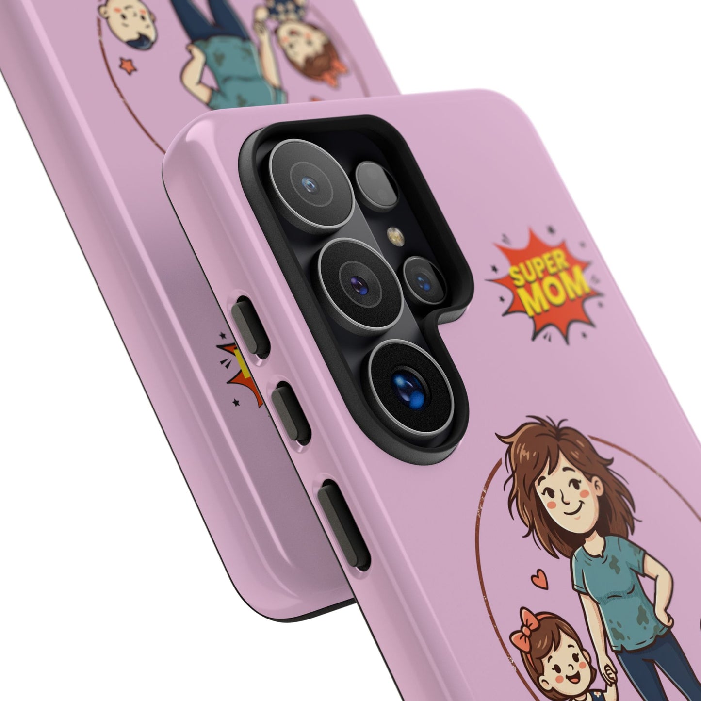 Super Mom Phone Case | Pink Phone Case, Mom Quote