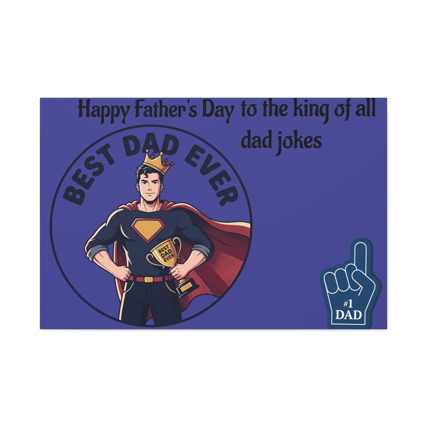 Best Dad Canvas