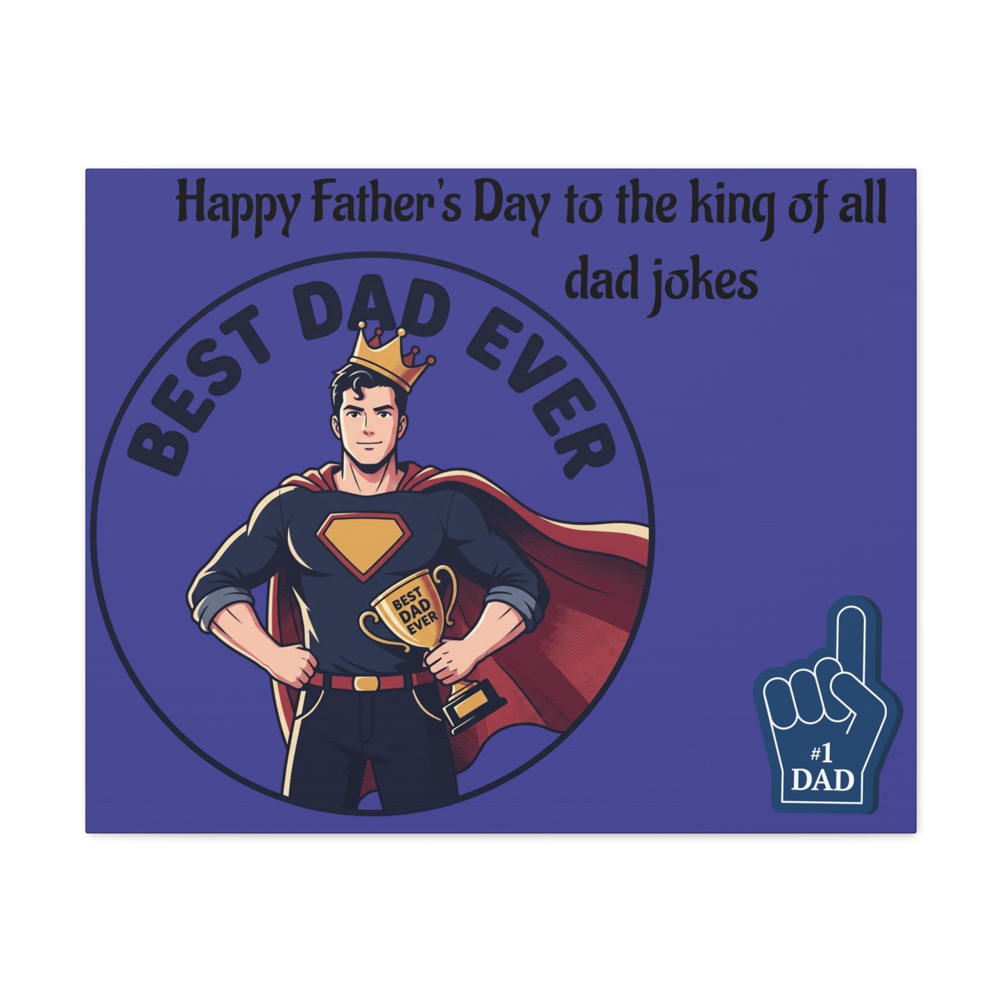 Best Dad Canvas