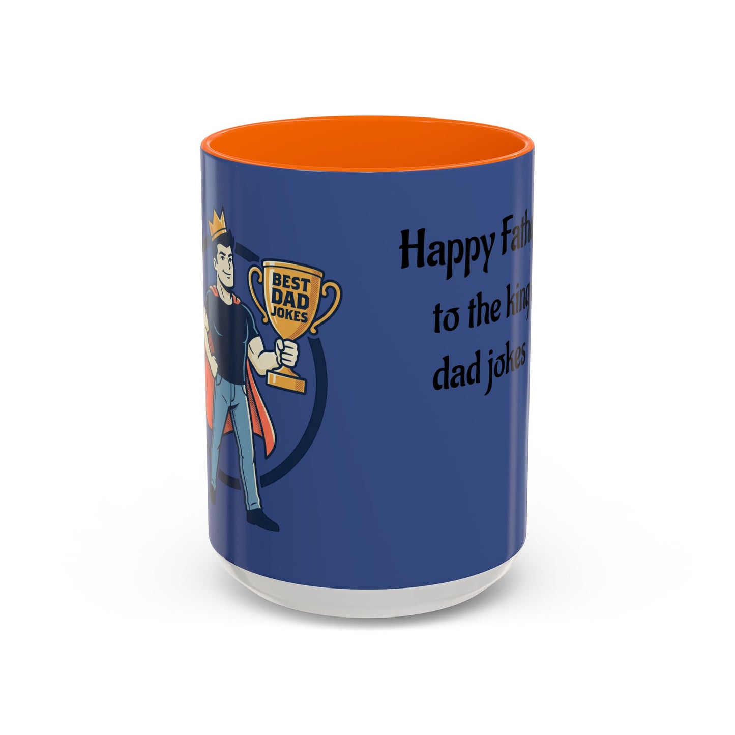 Best Dad Jokes Mug | Father's Day Coffee Mug, Accent Two-Tone
