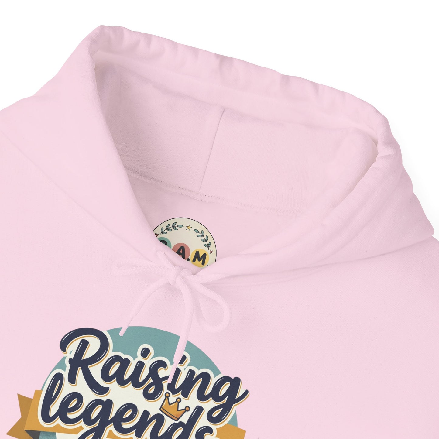 Hoodie — "Raising Legends... one meltdown at a time" Retro Parenthood Sweatshirt