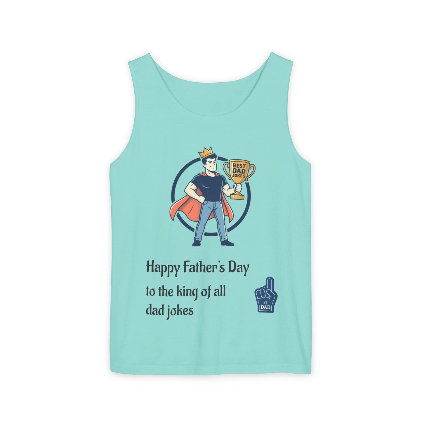 King of Dad Jokes tank top | Father's Day funny dad joke tee
